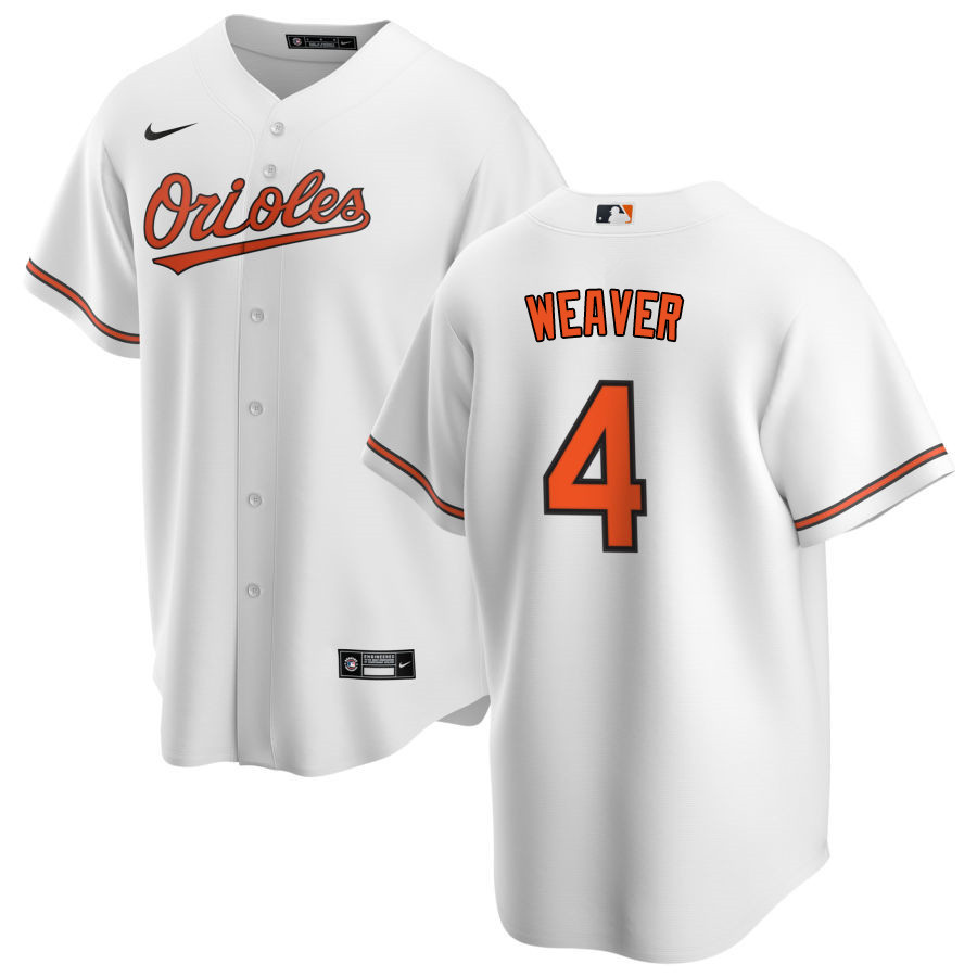 Nike Men #4 Earl Weaver Baltimore Orioles Baseball Jerseys Sale-White